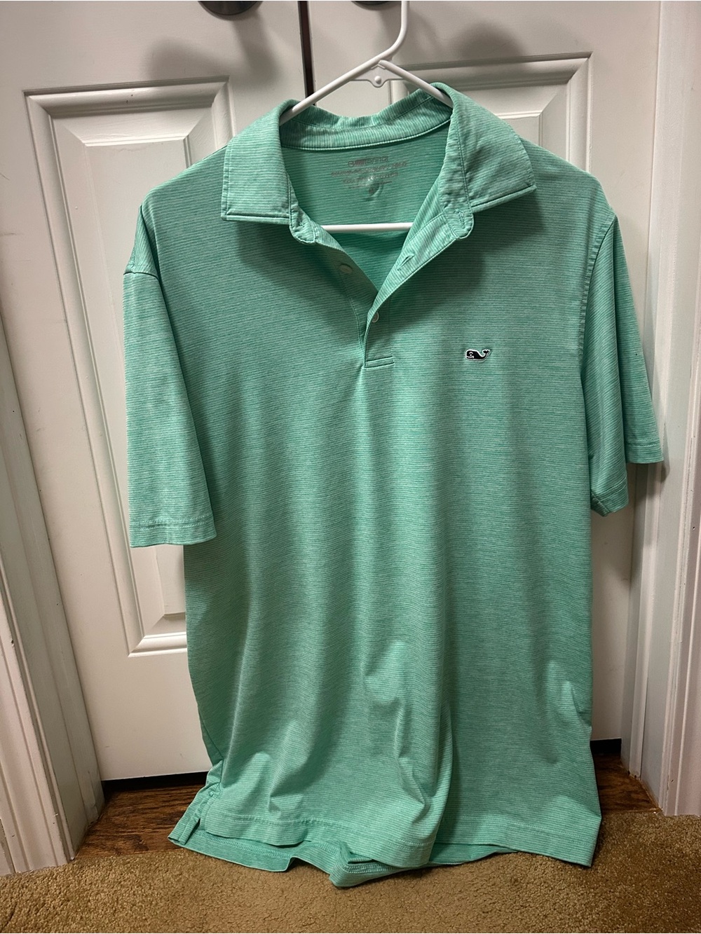Vineyard Vines Men's Polo in Seafoam